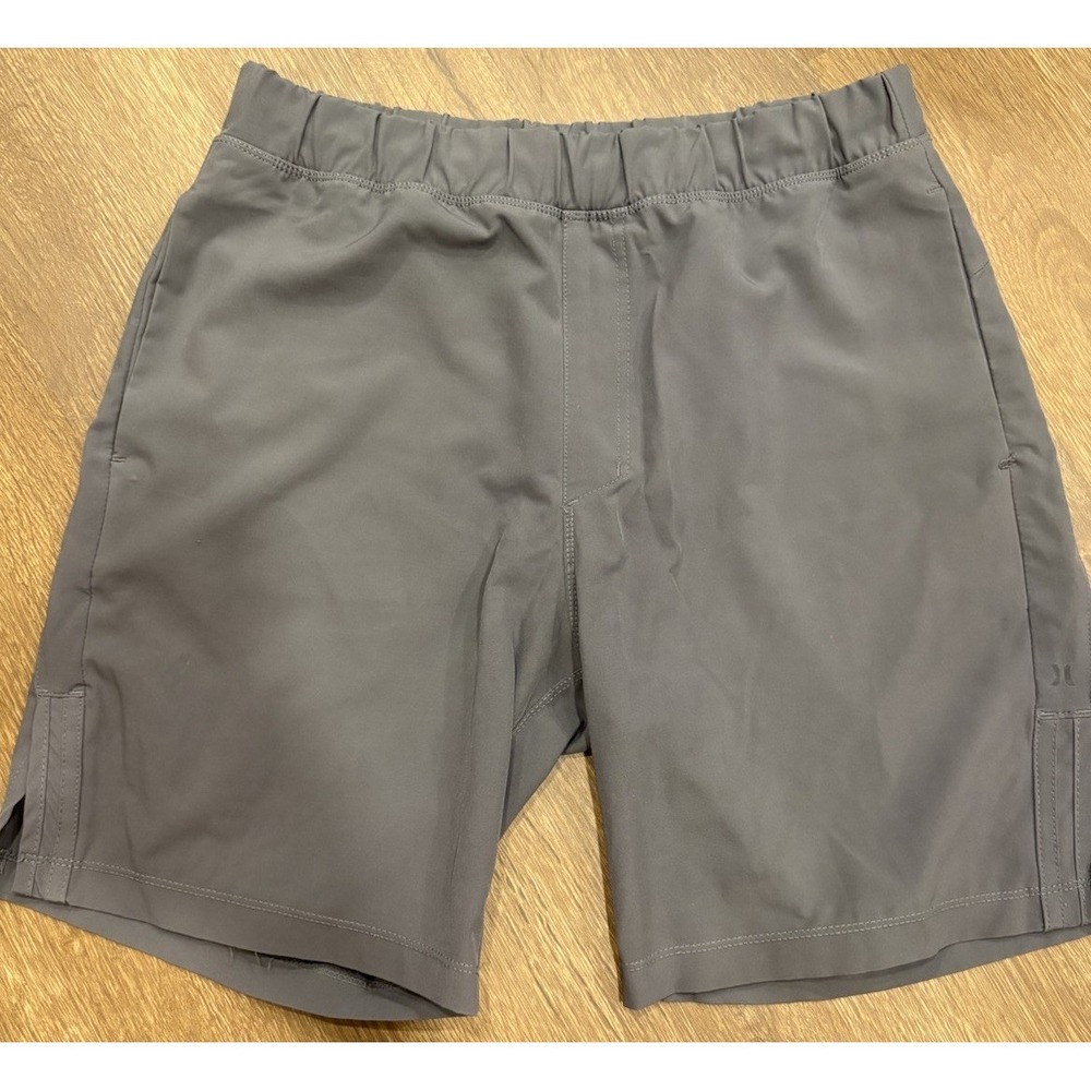 Hurley Shorts Men's Size Small 5 Inch Inseam Stretch Waist Gray
